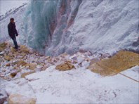 А это подъем по льду на перевал Таши Лапча, лед вроде крутой, 85